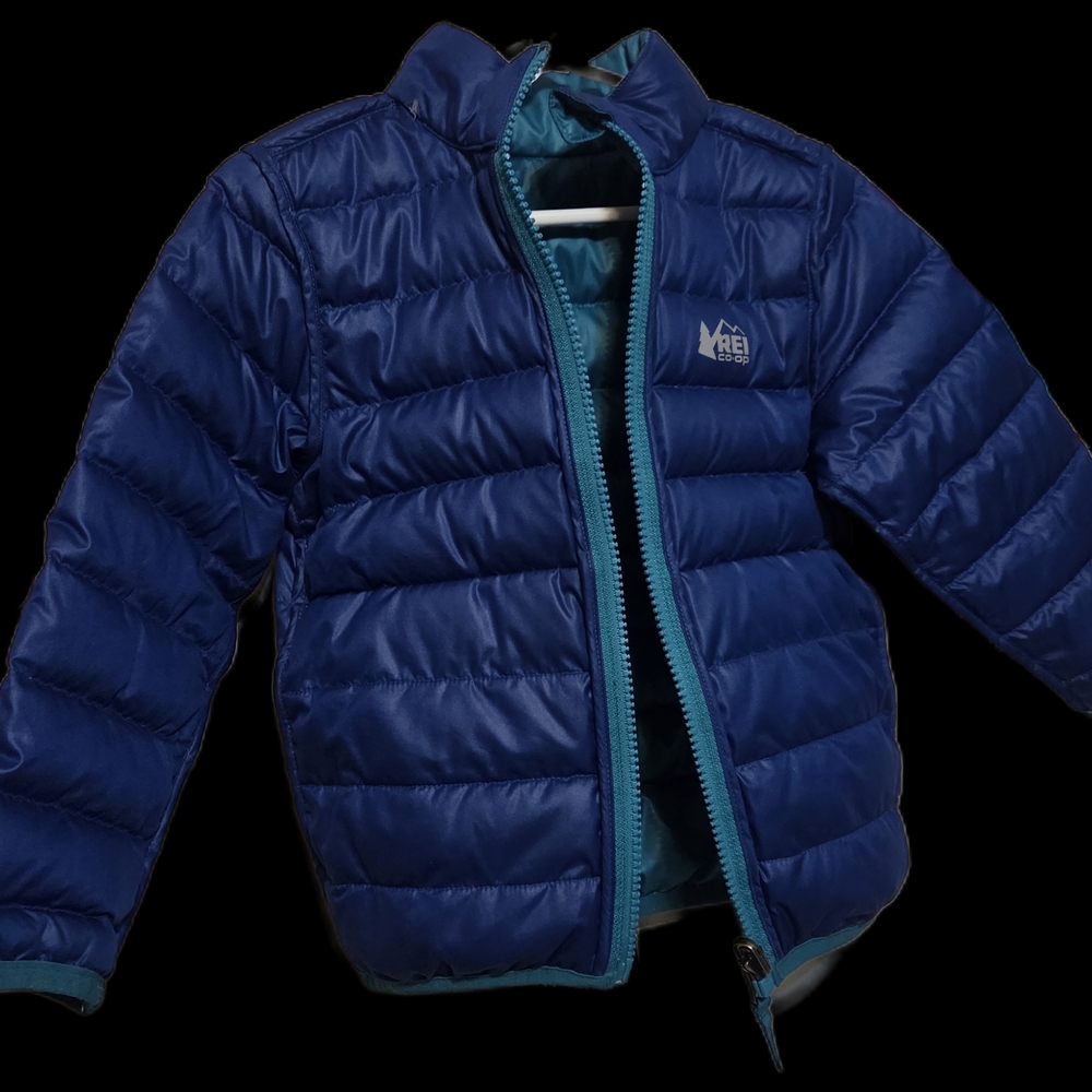 Kids Blue Puffer Jacket